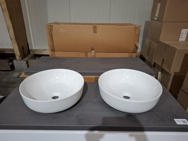 Badmeubel glans wit - afbeelding 2 van  13