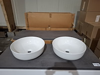 Badmeubel glans wit - afbeelding 2 van  13