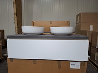 Badmeubel glans wit - afbeelding 1 van  13