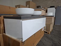 Badmeubel glans wit - afbeelding 7 van  13