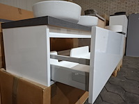 Badmeubel glans wit - afbeelding 9 van  13