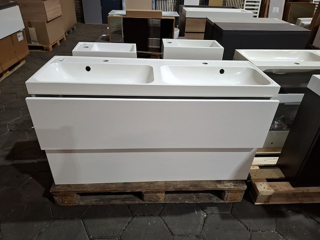 Badmeubel glans wit - afbeelding 2 van  9