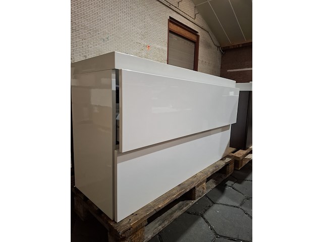 Badmeubel glans wit - afbeelding 3 van  9