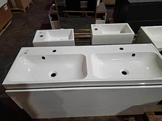 Badmeubel glans wit - afbeelding 7 van  9