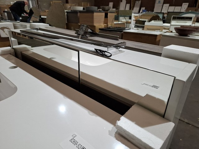 Badmeubel glans wit - afbeelding 3 van  14