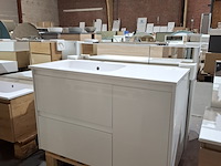 Badmeubel glans wit - afbeelding 1 van  14