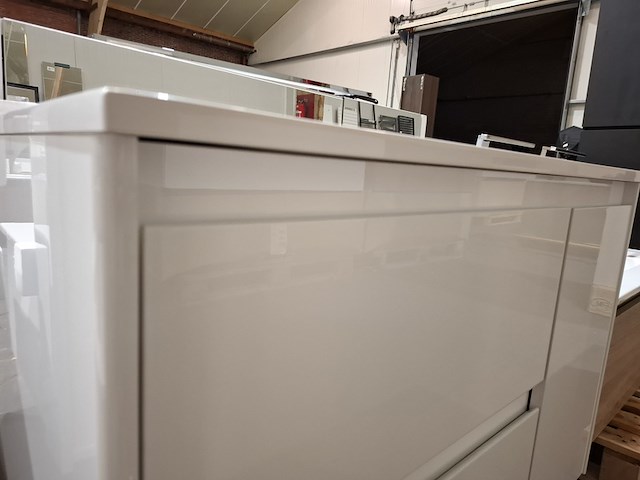 Badmeubel glans wit - afbeelding 13 van  14