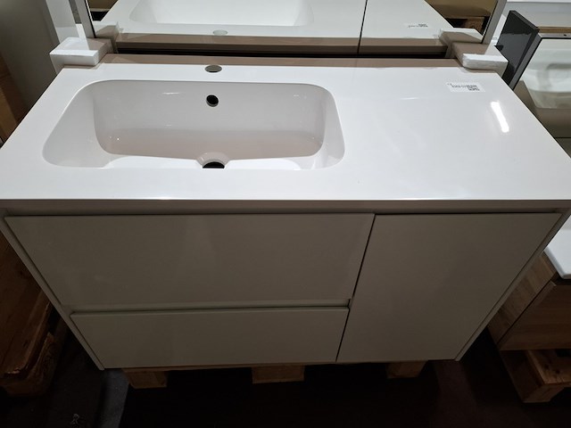 Badmeubel glans wit - afbeelding 14 van  14