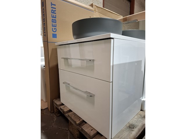 Badmeubel glans wit - afbeelding 12 van  13