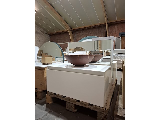 Badmeubel glans wit - afbeelding 6 van  13