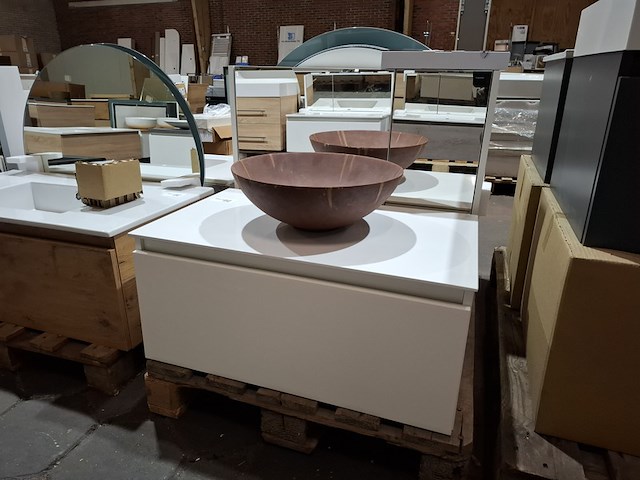 Badmeubel glans wit - afbeelding 8 van  13