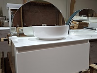 Badmeubel glans wit - afbeelding 1 van  12