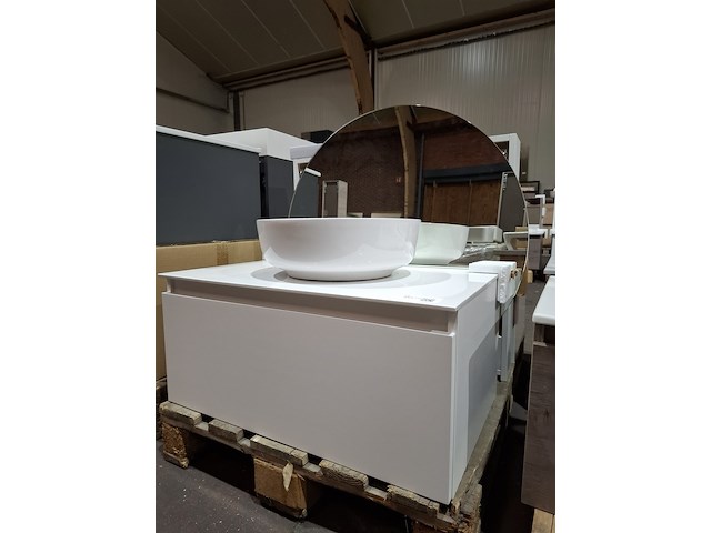 Badmeubel glans wit - afbeelding 5 van  12