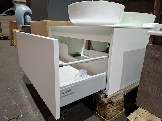 Badmeubel glans wit - afbeelding 7 van  12