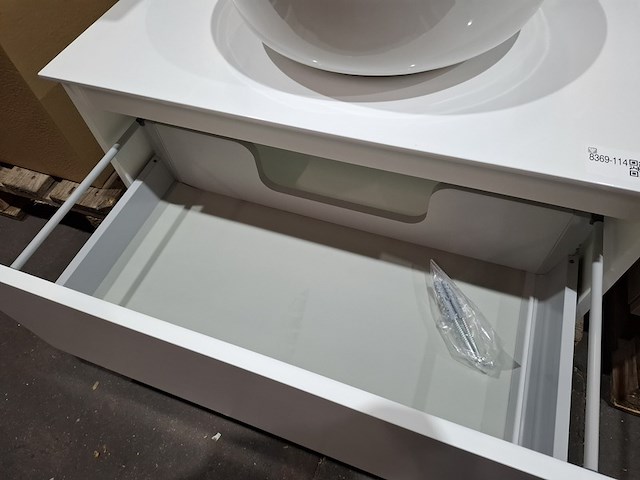 Badmeubel glans wit - afbeelding 9 van  12