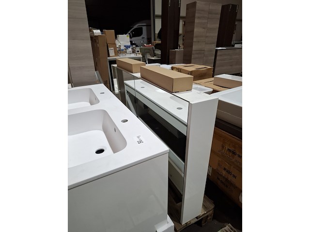 Badmeubel glans wit - afbeelding 3 van  11