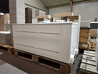 Badmeubel glans wit - afbeelding 1 van  11