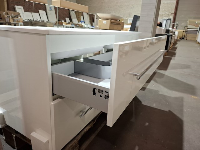 Badmeubel glans wit - afbeelding 7 van  11