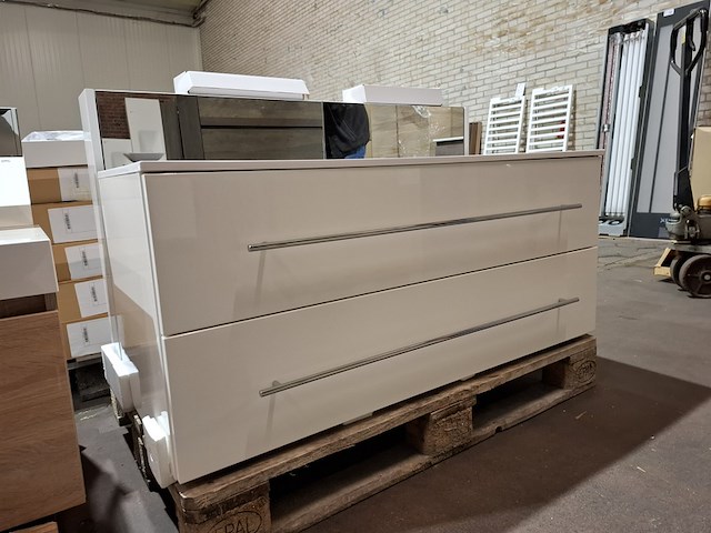 Badmeubel glans wit - afbeelding 1 van  15