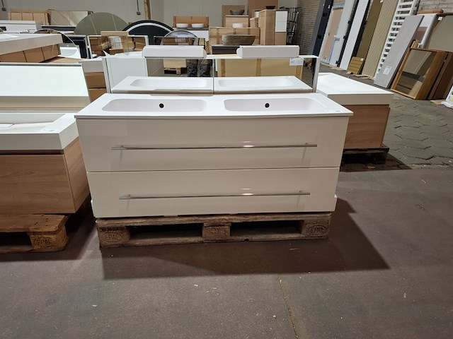 Badmeubel glans wit - afbeelding 8 van  15