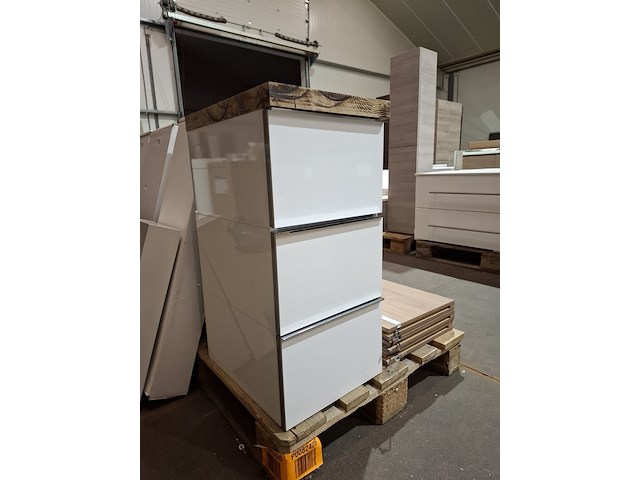 Badmeubel glans wit - afbeelding 1 van  7