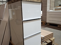 Badmeubel glans wit - afbeelding 1 van  7