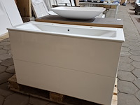 Badmeubel glans wit - afbeelding 1 van  9