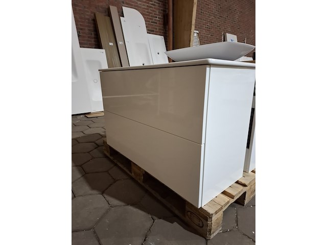 Badmeubel glans wit - afbeelding 2 van  9