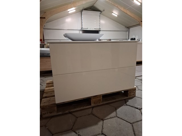 Badmeubel glans wit - afbeelding 3 van  9