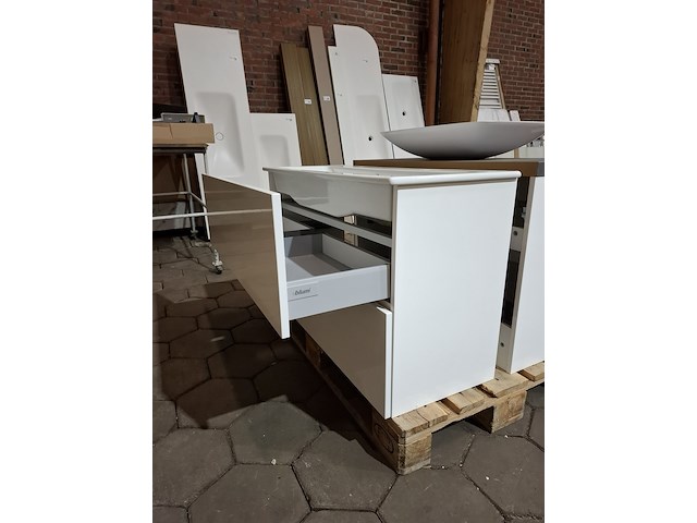 Badmeubel glans wit - afbeelding 4 van  9