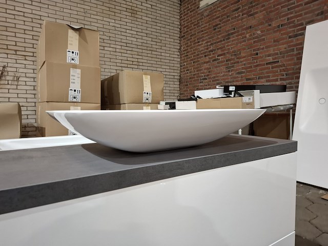 Badmeubel glans wit - afbeelding 3 van  11