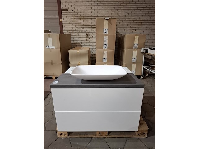 Badmeubel glans wit - afbeelding 4 van  11