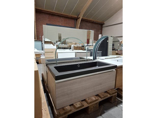 Badmeubel grey malt - afbeelding 1 van  11