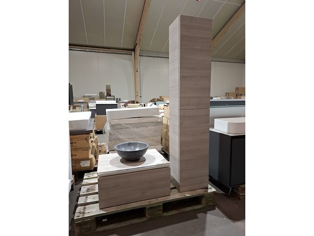 Badmeubel grey oak - afbeelding 1 van  14