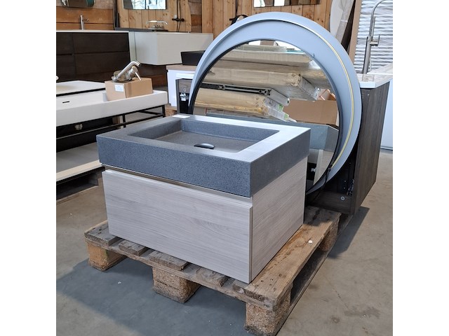 Badmeubel, grey oak - afbeelding 1 van  11