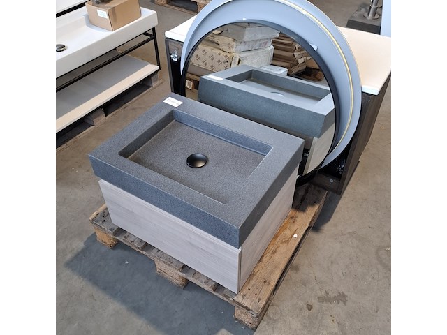 Badmeubel, grey oak - afbeelding 5 van  11