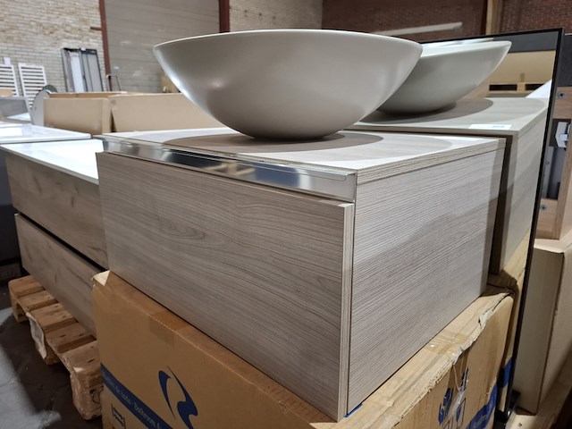 Badmeubel grijs eiken - afbeelding 7 van  13