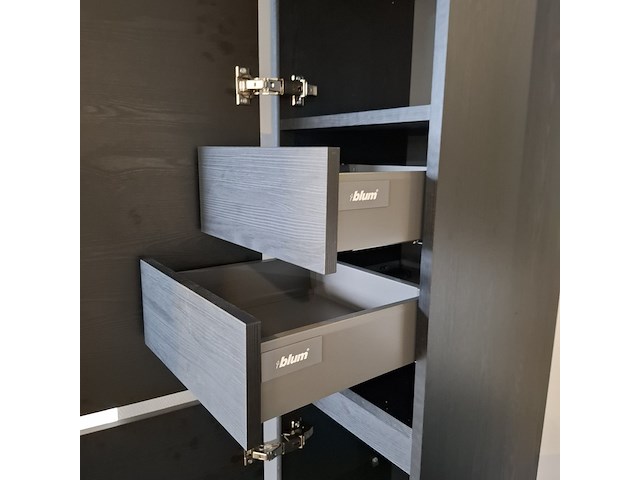 Badmeubel, hr badmeubel, lorencio, black oak - afbeelding 8 van  23