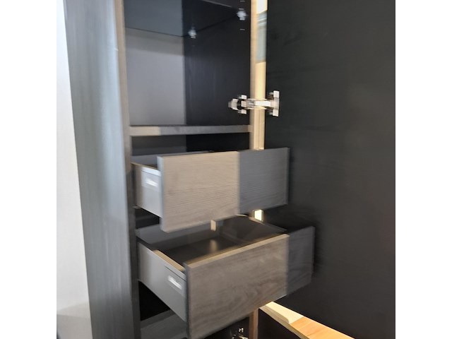 Badmeubel, hr badmeubel, lorencio, black oak - afbeelding 13 van  23