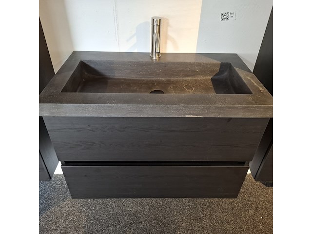 Badmeubel, hr badmeubel, lorencio, black oak - afbeelding 23 van  23