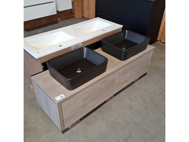 Badmeubel, hr badmeubelen, bloxx, concrete oak - afbeelding 4 van  11