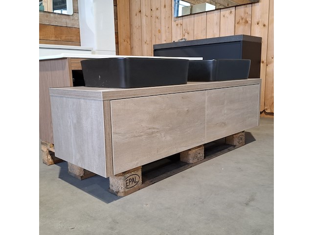 Badmeubel, hr badmeubelen, bloxx, concrete oak - afbeelding 5 van  11