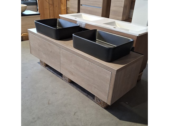 Badmeubel, hr badmeubelen, bloxx, concrete oak - afbeelding 6 van  11