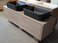 Badmeubel, hr badmeubelen, bloxx, concrete oak - afbeelding 6 van  11