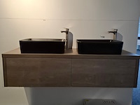 Badmeubel hr badmeubelen, bloxx, concrete oak - afbeelding 1 van  14