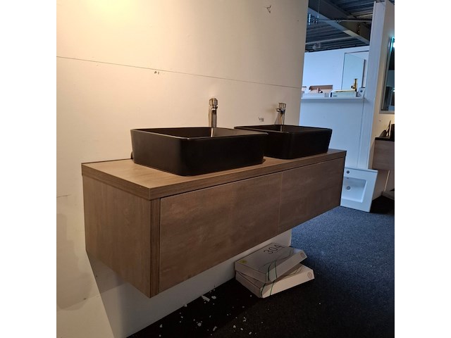 Badmeubel hr badmeubelen, bloxx, concrete oak - afbeelding 7 van  14