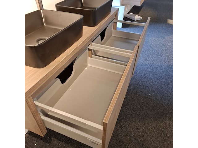 Badmeubel hr badmeubelen, bloxx, concrete oak - afbeelding 11 van  14