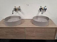 Badmeubel hr badmeubelen, bloxx, concrete oak - afbeelding 5 van  20