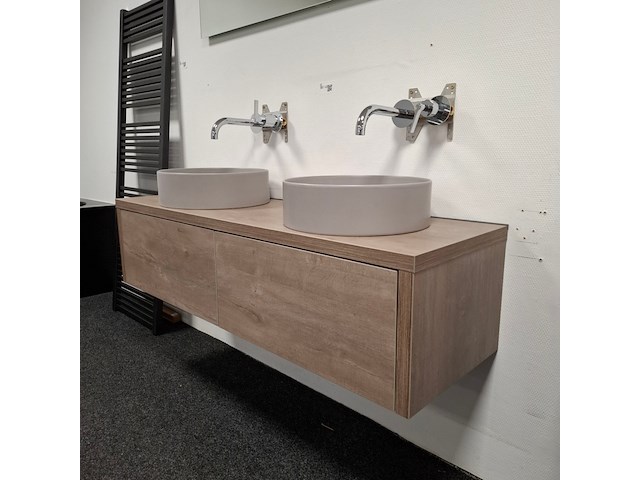 Badmeubel hr badmeubelen, bloxx, concrete oak - afbeelding 16 van  20