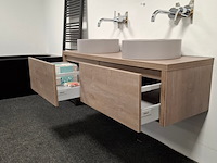 Badmeubel hr badmeubelen, bloxx, concrete oak - afbeelding 17 van  20